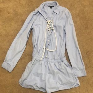 Victoria’s Secret blue long sleeve romper